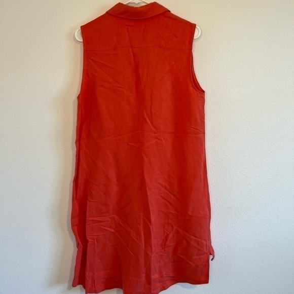 WORKSHOP Republic Clothing Women’s Linen Dress Size Large - Picture 4 of 11
